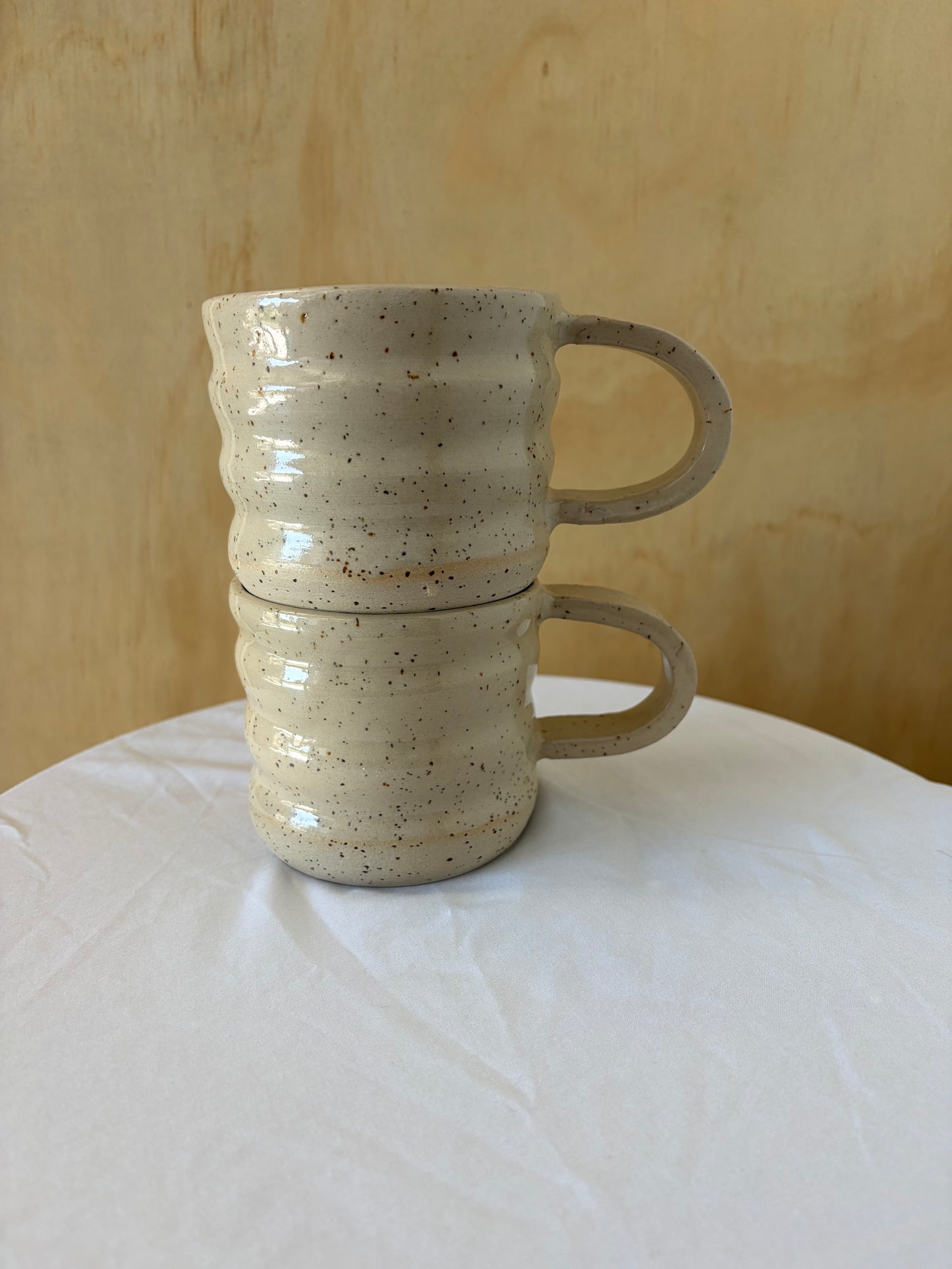 Speckled Wavey Cup