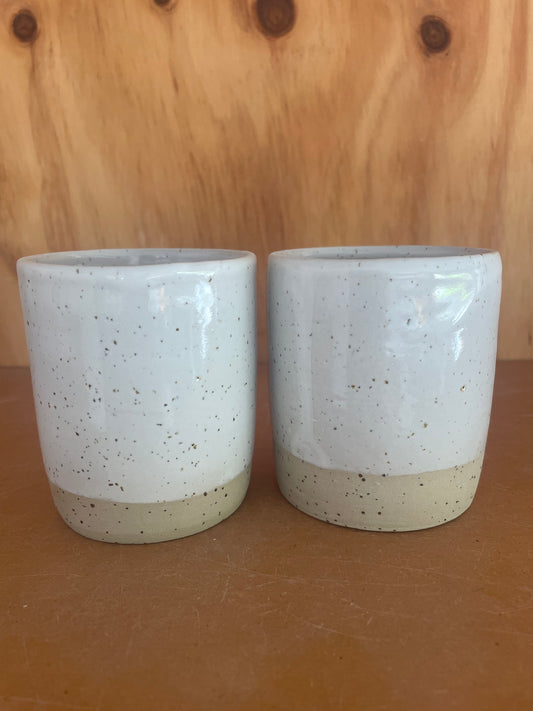 White Speckled Tumbler
