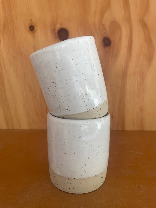 White Speckled Tumbler